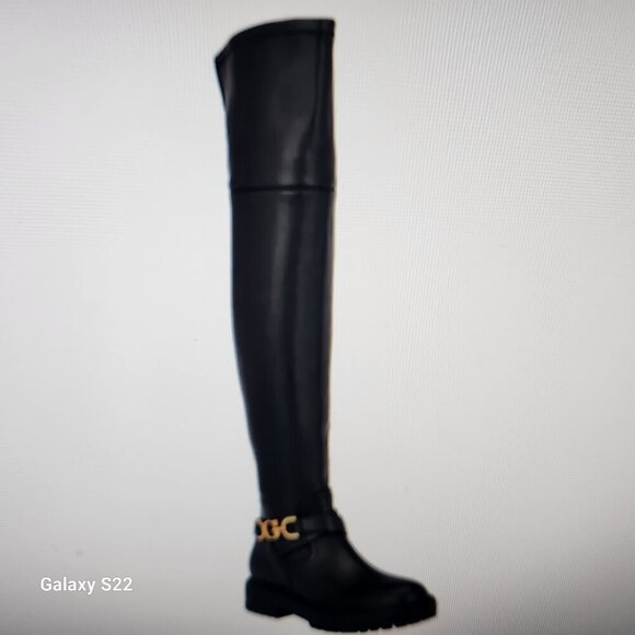 Guess "Jellio" Black Over the Knee boots. NIB. Size 5 - Picture 4 of 11